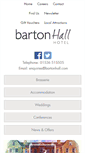 Mobile Screenshot of bartonhall.com