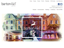 Tablet Screenshot of bartonhall.com